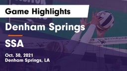 Denham Springs  vs SSA Game Highlights - Oct. 30, 2021