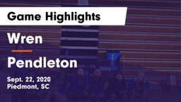 Wren  vs Pendleton  Game Highlights - Sept. 22, 2020