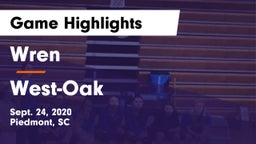 Wren  vs West-Oak  Game Highlights - Sept. 24, 2020