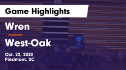 Wren  vs West-Oak  Game Highlights - Oct. 22, 2020