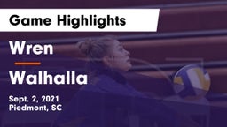 Wren  vs Walhalla  Game Highlights - Sept. 2, 2021