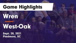 Wren  vs West-Oak  Game Highlights - Sept. 28, 2021