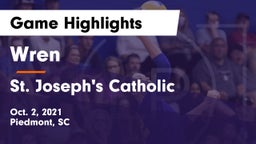 Wren  vs St. Joseph's Catholic  Game Highlights - Oct. 2, 2021