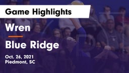 Wren  vs Blue Ridge  Game Highlights - Oct. 26, 2021