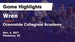 Wren  vs Oceanside Collegiate Academy Game Highlights - Nov. 6, 2021