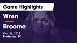 Wren  vs Broome  Game Highlights - Oct. 26, 2023