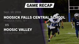Recap: Hoosick Falls Central School vs. Hoosic Valley  2016