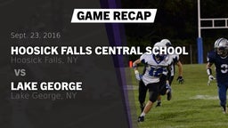 Recap: Hoosick Falls Central School vs. Lake George  2016
