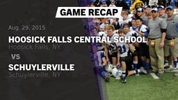 Recap: Hoosick Falls Central School vs. Schuylerville  2015