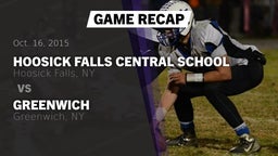 Recap: Hoosick Falls Central School vs. Greenwich  2015