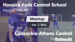 Matchup: Hoosick Falls vs. Coxsackie-Athens Central Schools 2016