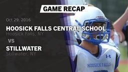 Recap: Hoosick Falls Central School vs. Stillwater  2016