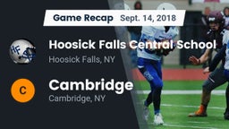 Recap: Hoosick Falls Central School vs. Cambridge  2018