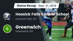 Recap: Hoosick Falls Central School vs. Greenwich  2018
