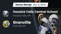 Recap: Hoosick Falls Central School vs. Granville  2018