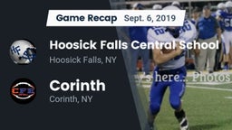 Recap: Hoosick Falls Central School vs. Corinth  2019