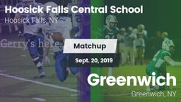 Matchup: Hoosick Falls vs. Greenwich  2019