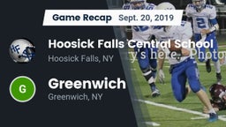 Recap: Hoosick Falls Central School vs. Greenwich  2019