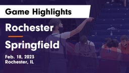 Rochester  vs Springfield  Game Highlights - Feb. 18, 2023