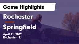Rochester  vs Springfield  Game Highlights - April 11, 2022