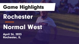 Rochester  vs Normal West  Game Highlights - April 26, 2023