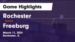 Rochester  vs Freeburg  Game Highlights - March 11, 2024