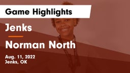 Jenks  vs Norman North  Game Highlights - Aug. 11, 2022