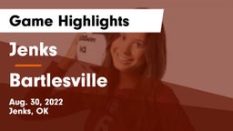 Jenks  vs Bartlesville  Game Highlights - Aug. 30, 2022