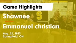 Shawnee  vs Emmanuel christian  Game Highlights - Aug. 22, 2023