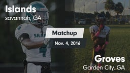 Matchup: Islands  vs. Groves  2016
