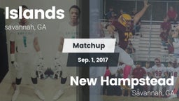 Matchup: Islands  vs. New Hampstead  2017