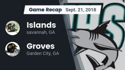 Recap: Islands  vs. Groves  2018