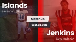 Matchup: Islands  vs. Jenkins  2018