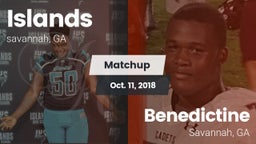 Matchup: Islands  vs. Benedictine  2018