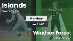 Matchup: Islands  vs. Windsor Forest  2018