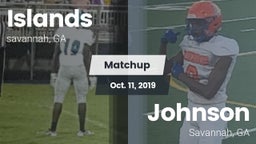 Matchup: Islands  vs. Johnson  2019
