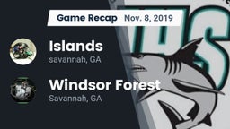 Recap: Islands  vs. Windsor Forest  2019