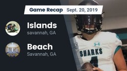 Recap: Islands  vs. Beach  2019