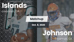 Matchup: Islands  vs. Johnson  2020