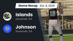 Recap: Islands  vs. Johnson  2020