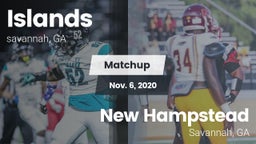 Matchup: Islands  vs. New Hampstead  2020