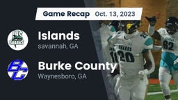 Recap: Islands  vs. Burke County  2023