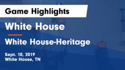 White House  vs White House-Heritage  Game Highlights - Sept. 10, 2019