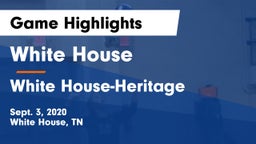 White House  vs White House-Heritage  Game Highlights - Sept. 3, 2020