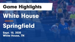 White House  vs Springfield  Game Highlights - Sept. 10, 2020