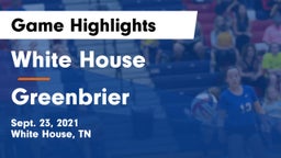 White House  vs Greenbrier  Game Highlights - Sept. 23, 2021