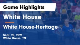 White House  vs White House-Heritage  Game Highlights - Sept. 28, 2021