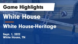 White House  vs White House-Heritage  Game Highlights - Sept. 1, 2022