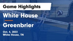 White House  vs Greenbrier  Game Highlights - Oct. 4, 2022