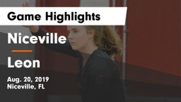 Niceville  vs Leon Game Highlights - Aug. 20, 2019